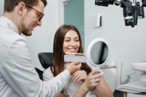 veneers vs crowns consultation
